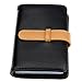 DKER PU Leather Credit Card Holder with 26 Card Slots - Book Style - Size 4.2 X 3 X 0.7 Inches (Black)