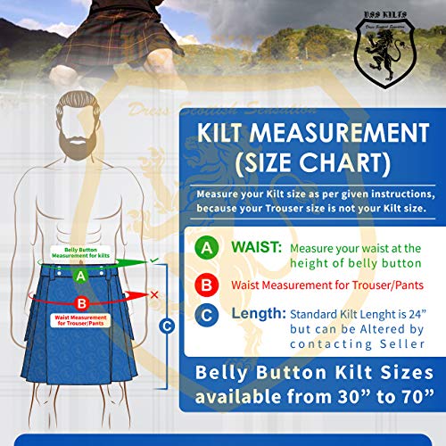 Plus Size Scottish Utility Kilts Colors Tartan & Cotton4