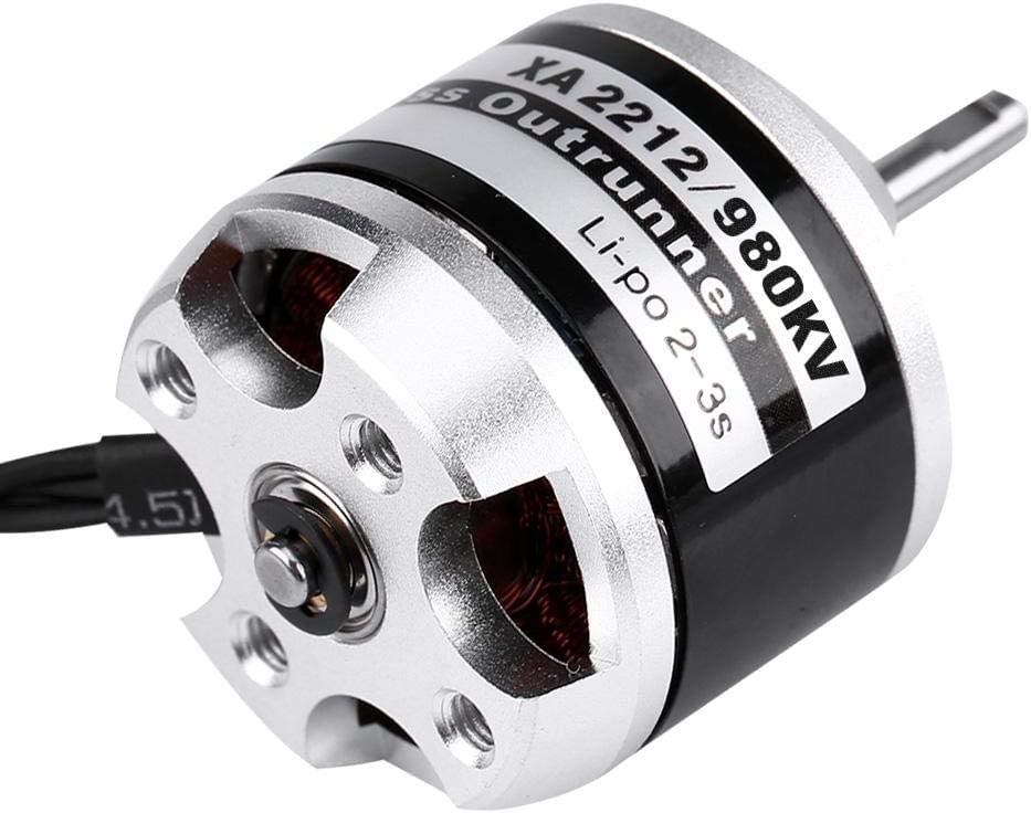 REES52 RC Drone Brushless Motor, Emax XA2212 980KV 2-3S Brushless Motor for RC Drone Quadcopter Multi-Rotor Aircraft Accessroy Parts 3