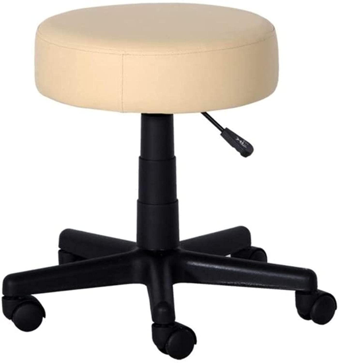 Tabouret roulant rond réglable en hauteur chaise hydraulique pour esthétique