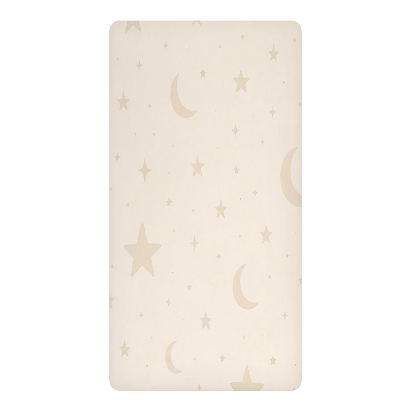 BOESI Moon Star Sky Waterproof Crib Sheet,Fitted Mattress Protector