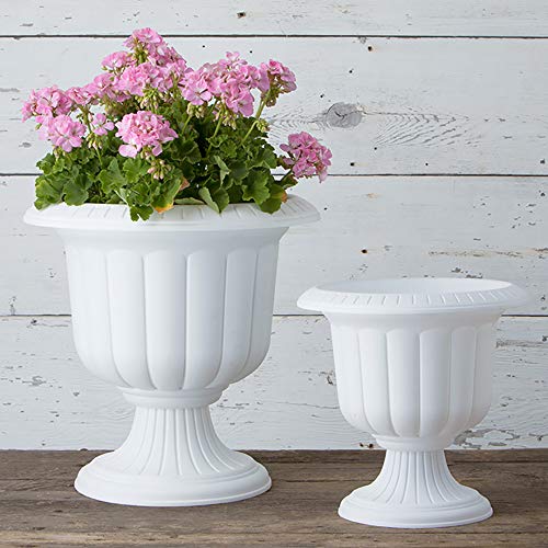 Classic Urn, White, 19-Inch #TOP4