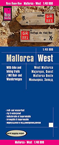 Reise Know-How Rad- und Wanderkarte Mallorca West (1:40.000): world mapping project