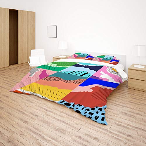 Parure de lit 3 pièces polyester pour éliminer le repassage - 5