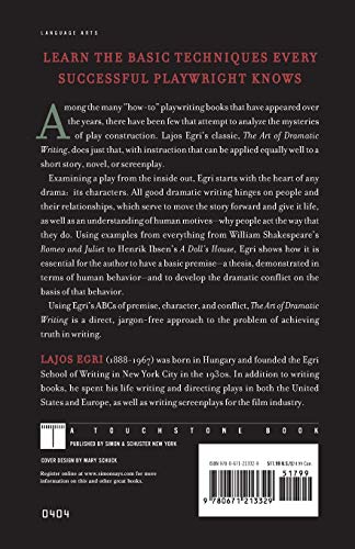 Art Of Dramatic Writing: Its Basis in the Creative...