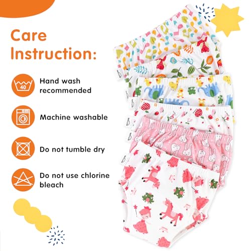 image for Nutyomi Baby Cotton Training Pants 6 Packs Toilet Training Underpants 
