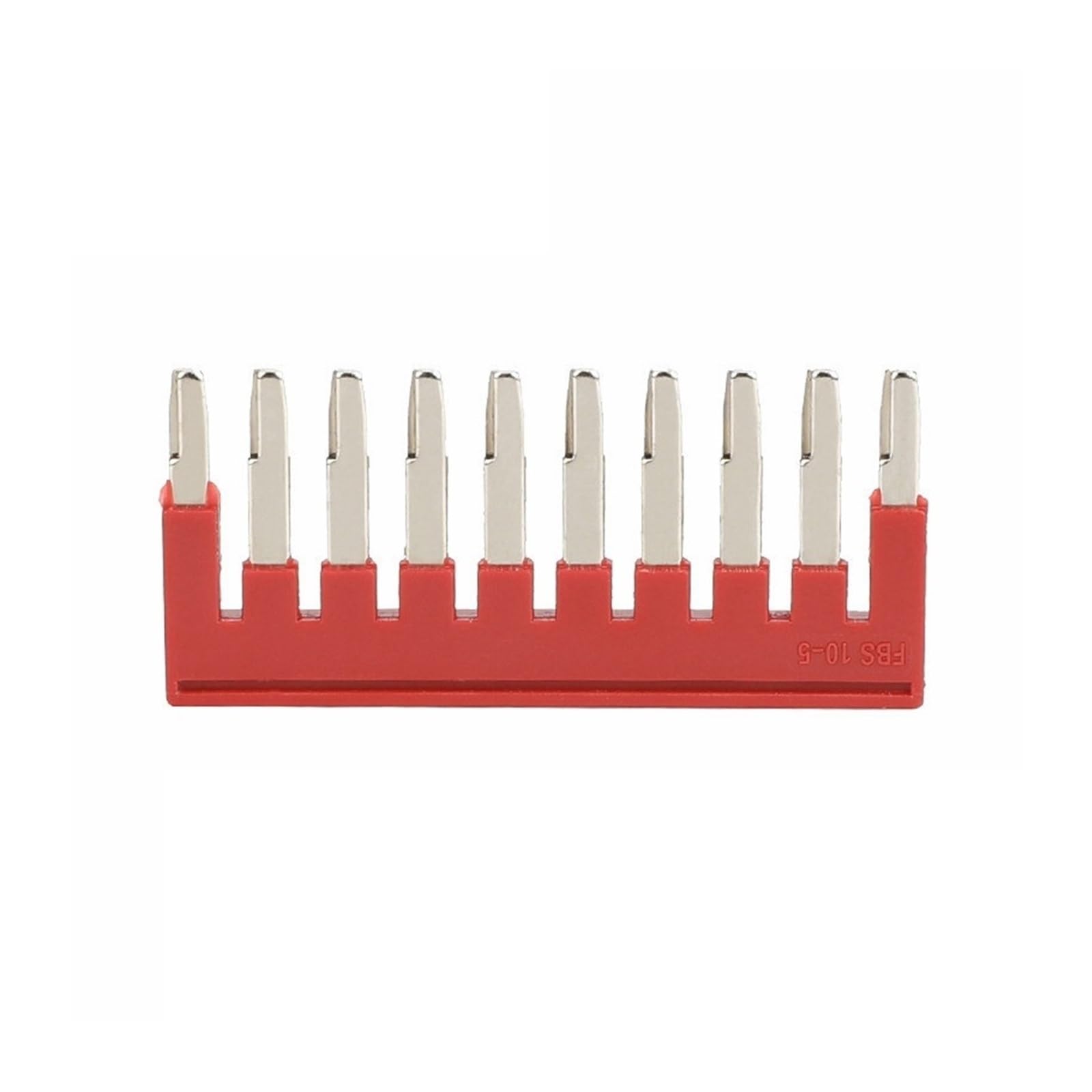 10 pezzi PT 2.5 Terminale a innesto Cavo da 2,5 mm² Connettore elettrico Morsettiera for guida DIN Spine passanti PT2.5 PT-2.5(FBS10-5)