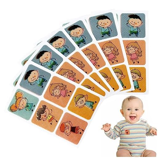 para crianças, Adesivos Naturais Desenho Animado para Crianças - Adesivos repelentes infantis para acampamentos e viagens ao ar livre Puchen