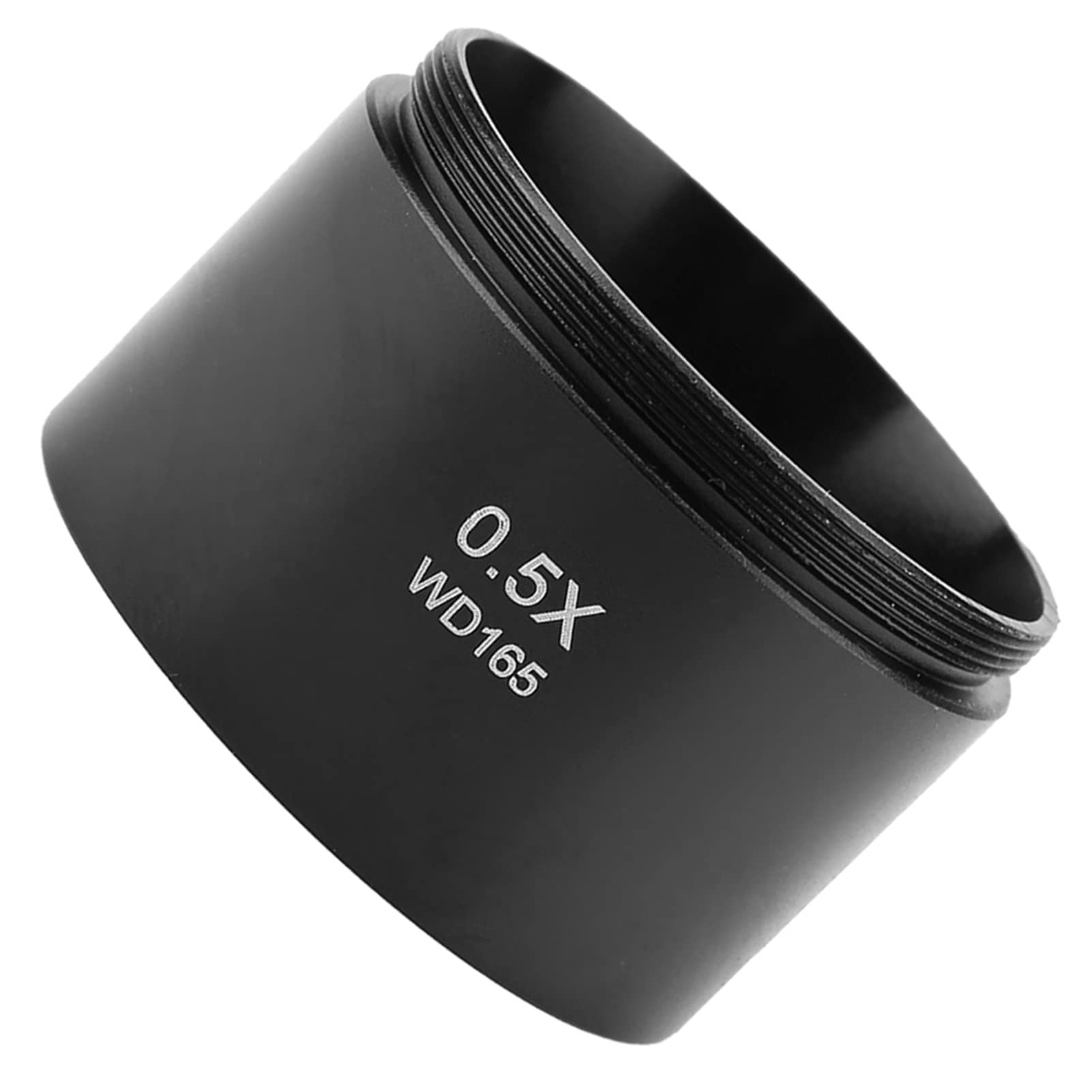 Microscopio estéreo auxiliar 0.5X Objetivo objetivo KP-0.5X Distancia de trabajo 165 mm para la industria Microscopio de video 48 mm Montaje/Puerto/Interfaz