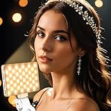 TeoTeeo Selfie Light,Rechargeable Selfie Light for iPhone, LED Light with 2500-9000K Dimmable, Portable Beauty Phone Light for Makeup,Selfie,Vlog,TikTok,Video,Reading