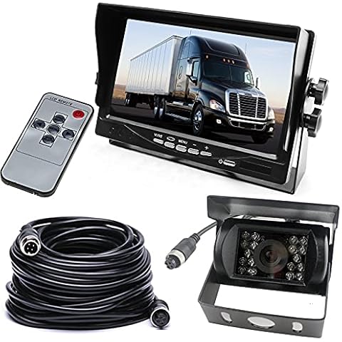 Sistema de cámara de marcha atrás HUACANG 4pines 7" TFT LCD HD Cover