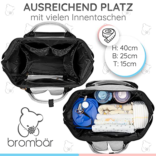 Brombär Wickelrucksack in verschiedenen Farben (Grau) – Bild 4