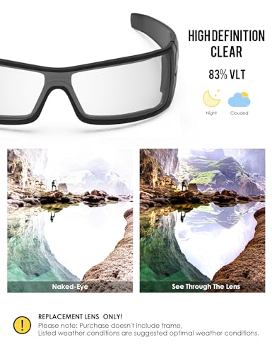 Image of BLAZERBUCK Anti-salt Polarized Replacement Lenses for Oakley Batwolf OO9101 Sunglass