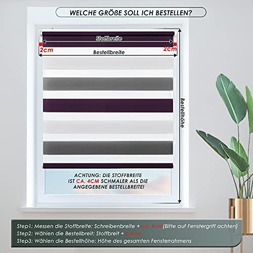 Tenda a Rullo doppio Senza Fori Tenda doppia Rullo...