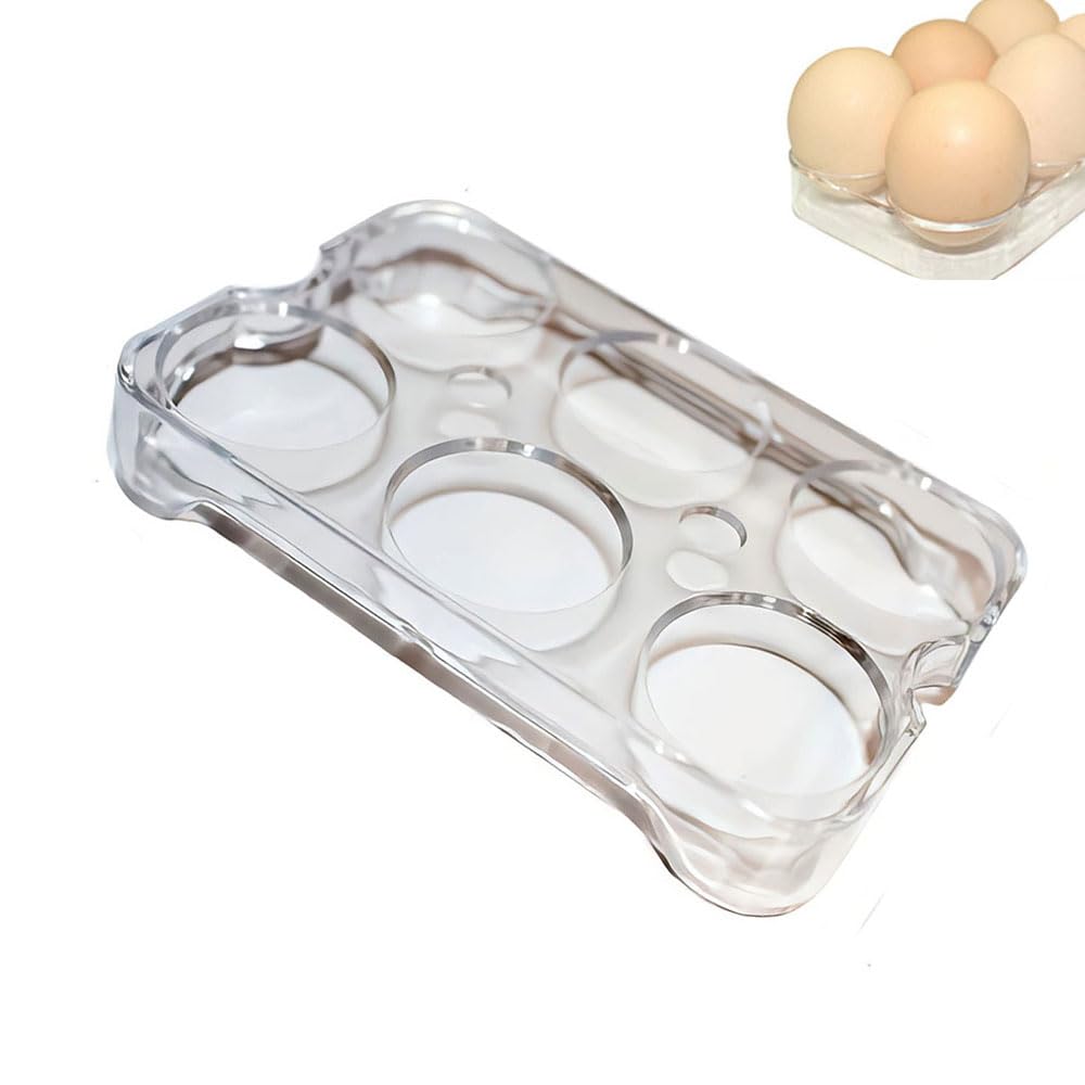 Egg Holder Fridge Egg Holder Storage Fridge Holds Up to 6 Eggs