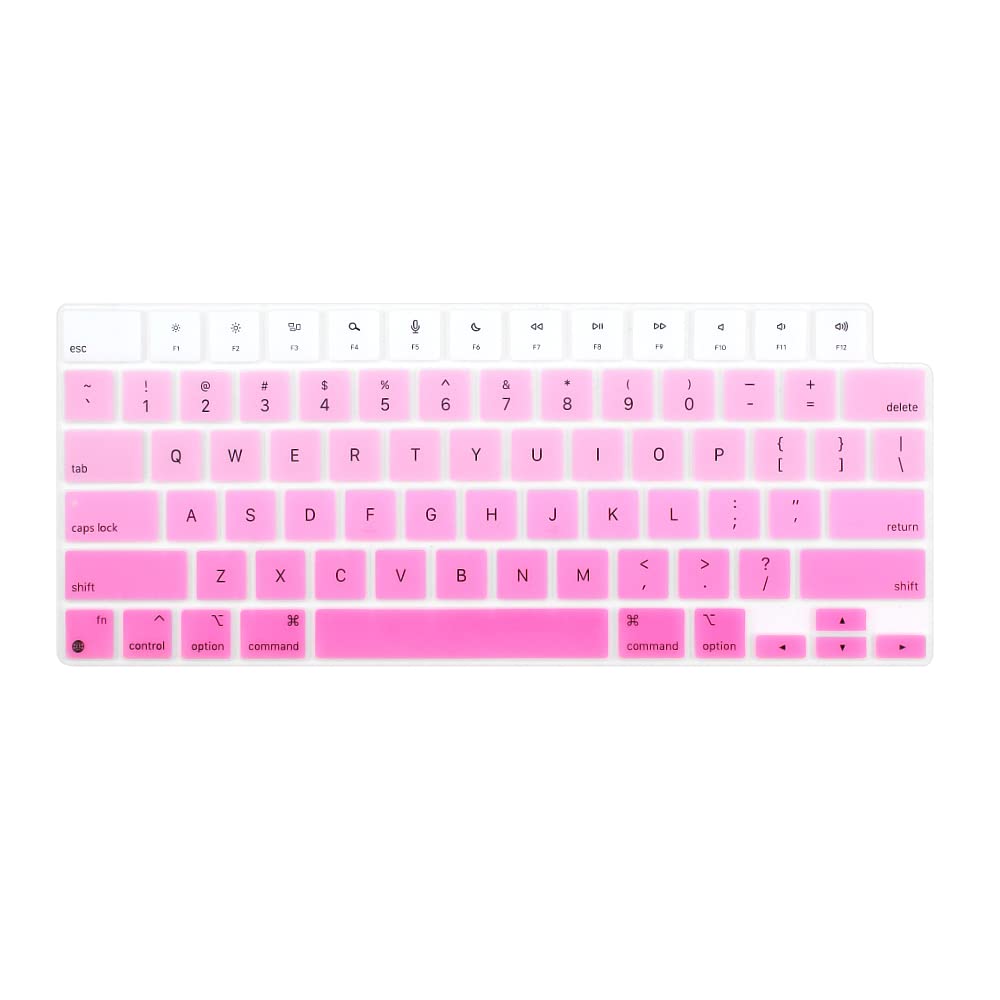 ProElife Keyboard Cover Skin for MacBook Air 13.6 inch 15 inch 2024 2023 2022 M3 M2 Chip A2681 A2941, Ultra Thin Keyboard Protector U.S Enter for 2024