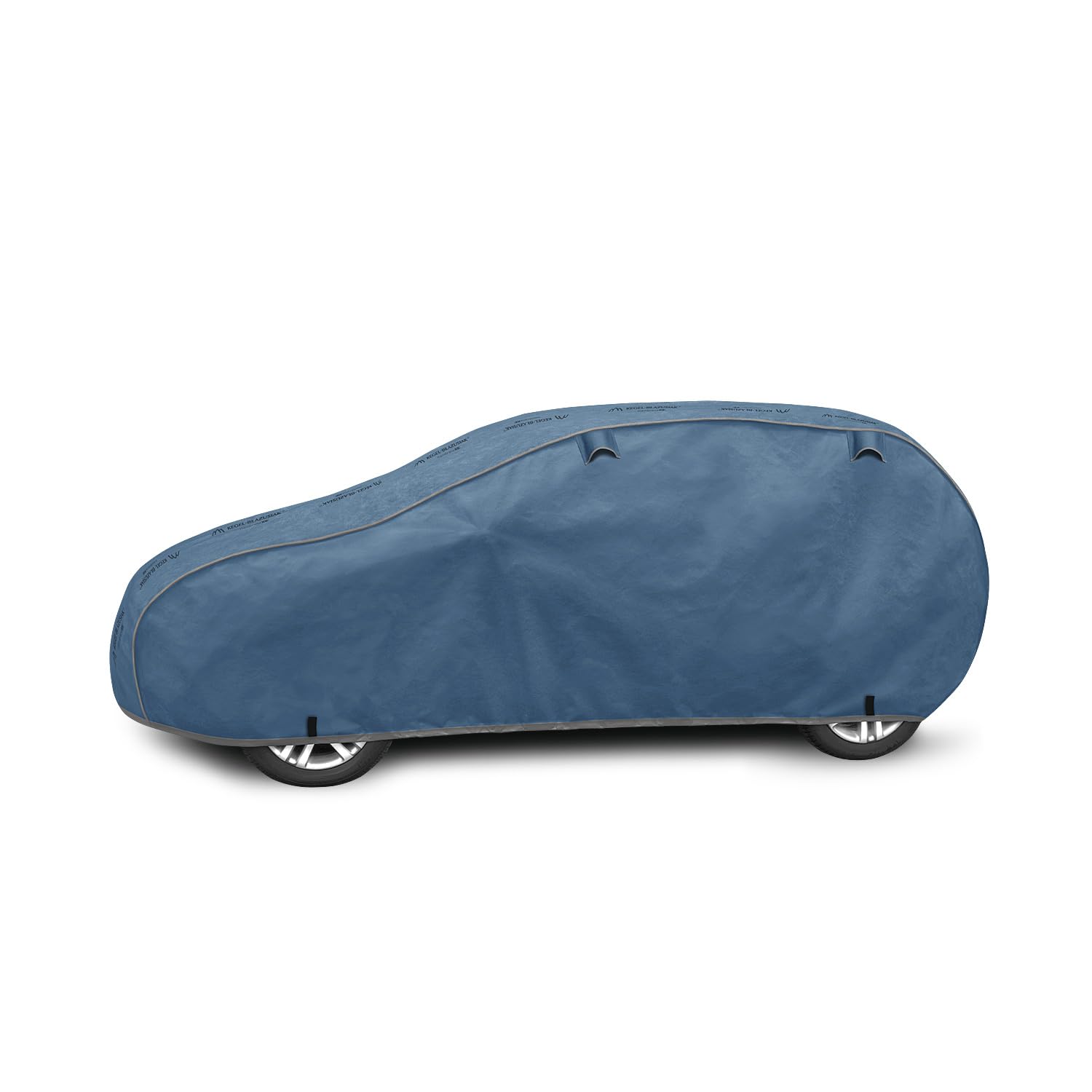 Completo Garaje Auto Auto Lona 405 – 430 cm Azul UV Protección Fina Auto – Lona para Toda Garage Resistente al Agua Granizo Protección Transpirable Exterior Sol Protección Invierno