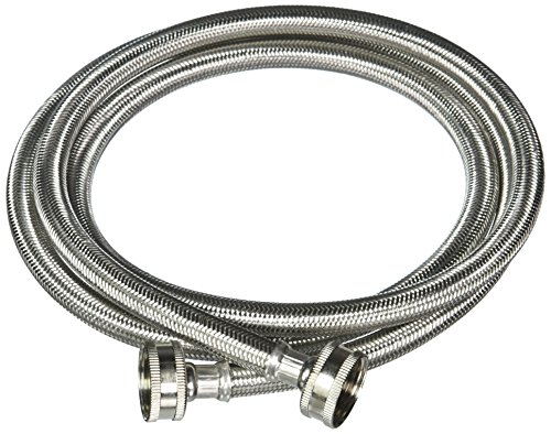 Image of Frigidaire Premium Stainless Steel Washing Machine Hose 6 Foot Burst Proof