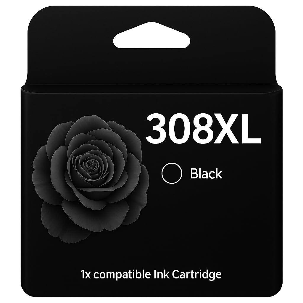 Eurotone 2x Cartuccia compatibile per HP F 2418 2440 2476 2480 2488 2492 4213 4224 4230 4250 4272 4273 4275 4293 4435 4450 4472 4488 4492 4580 sostituisce 300XL BK