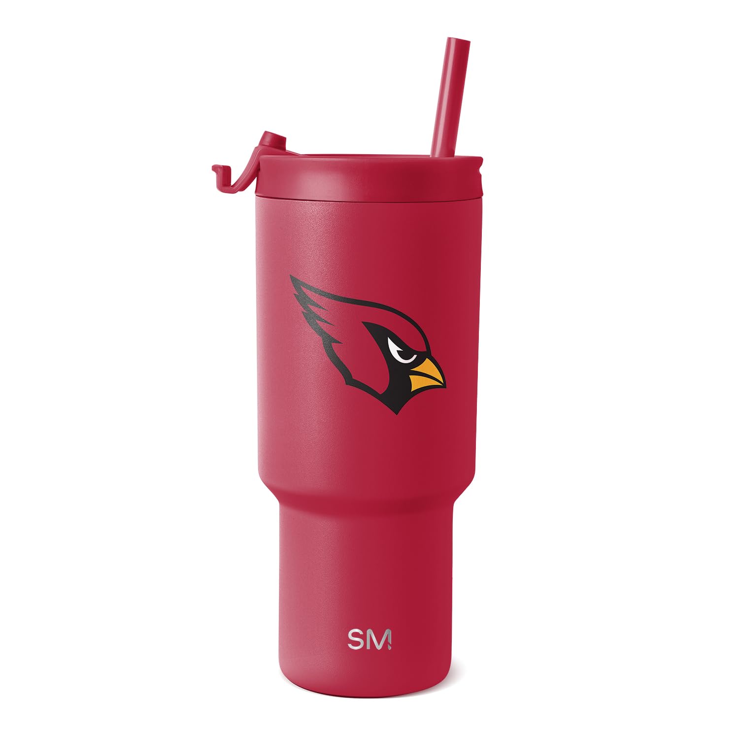 Simple Modern Officially Licensed NFL Arizona Cardinals 30 oz Tumbler with Flip Lid and Straws | Insulated Cup Stainless Steel | Gifts for Men Women | Trek Collection | Arizona Cardinals