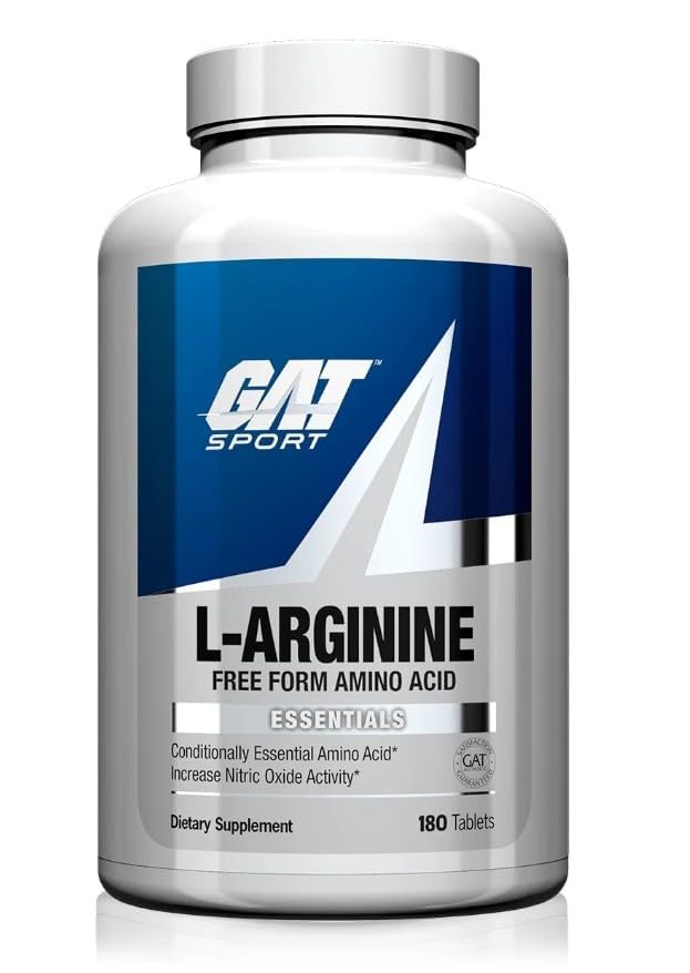 GAT L-Arginine Tablets, 180 Count Free form Amino Acid (B0DJ347VFG) Amazon Price History, Amazon Price Tracker