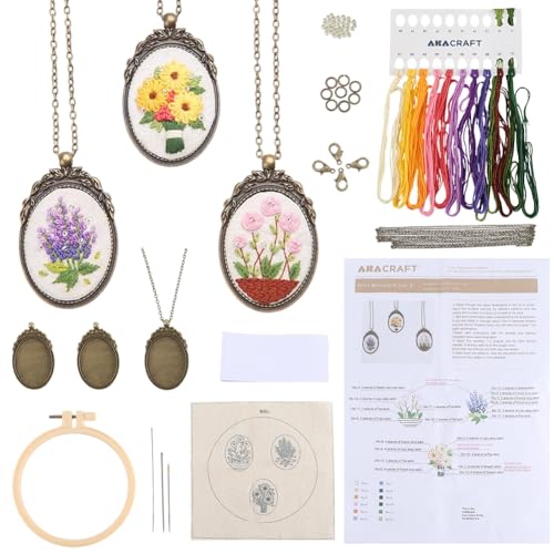 Broderie à faire soi-même pour créer vos bijoux en tissu