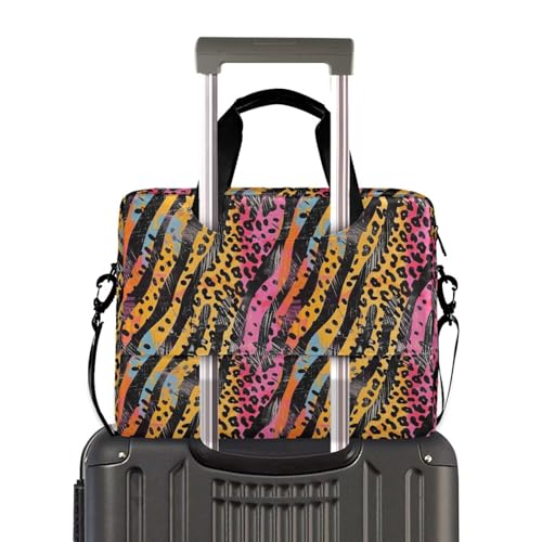 Bolso bandolera para laptop Abstract Animal Camo 13-16 in miniatura 2