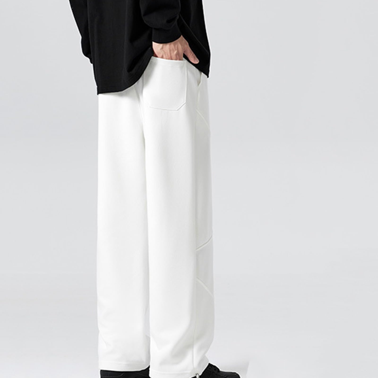 Pantalone Tuta Uomo Estivo - Pantalone Estivo Uomo Pantaloni Casual da Comodi Elasticizzati vestibilità Rilassata Tessuto Morbido Leggero E Traspirante per L'Uso Quotidiano E Le attività All'Aperto