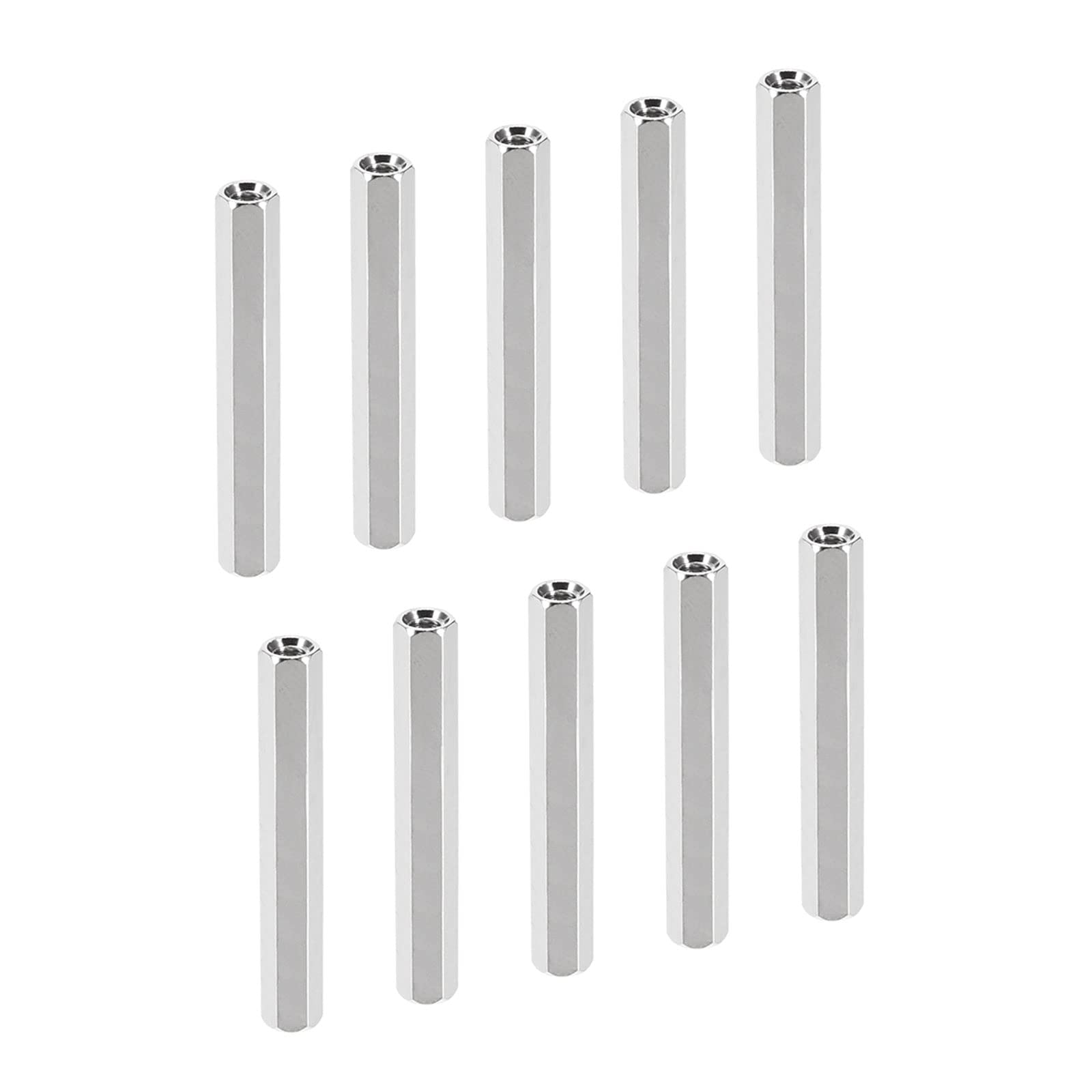 YOKIVE 10 Pcs M3 Spacers, Brass Hex PCB Standoffs Nuts, Keep Height Consistent, Great for Motherboard Circuit Board