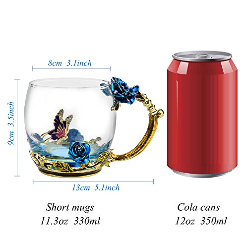 2021 Mom Gifts For Mothers Day Glass Tea Cups Coffee Mug Sister Wife Nana Grandmather From Son #TOP4