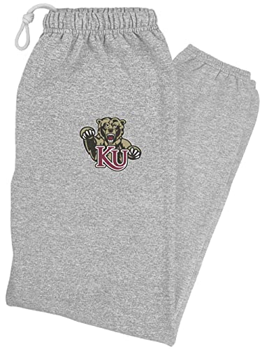 LOGOVISION Kutztown University Primary Logo Mens Jogger Sweatpants, Athletic Heather, X-Large