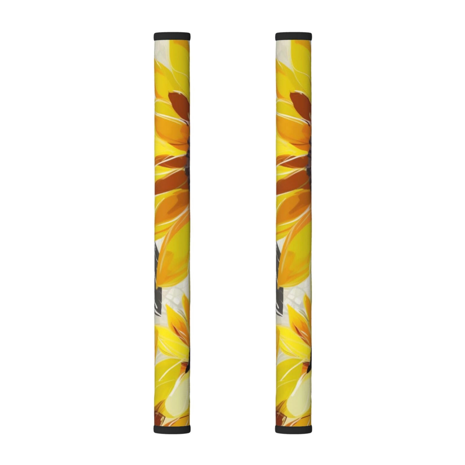 VGFJHNDF Refrigerator Door Handle Covers 2-Pack, Abstract Sunflowers Printed Protect and Decorate for Fridge Ovens Dishwashers