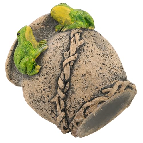 Pot de fleurs grenouille mignon en ciment pour une touche déco joyeuse