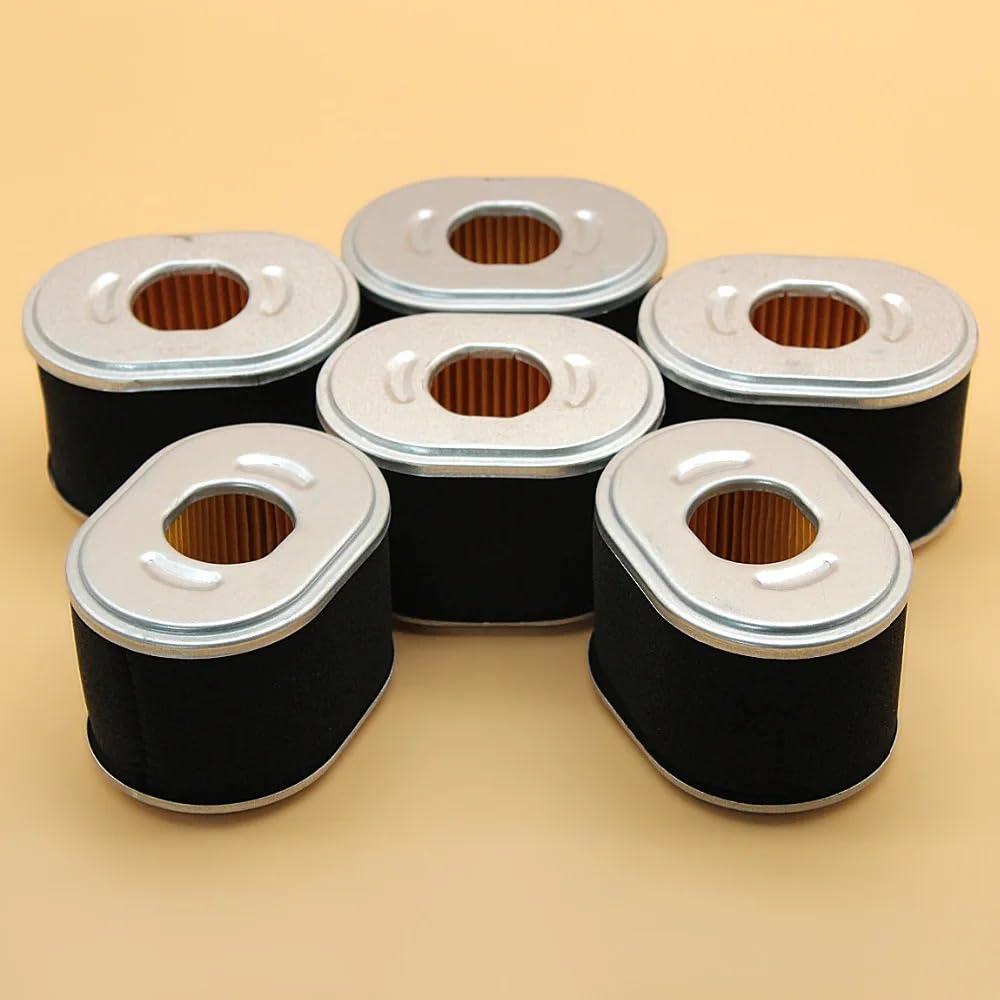 DUNLAP 6 unids/Lote Elemento de Filtro de Aire Apto for GX160 GX200 GX 160 200 5,5-6.5HP Motor pequeño reemplazo de generador de Gasolina