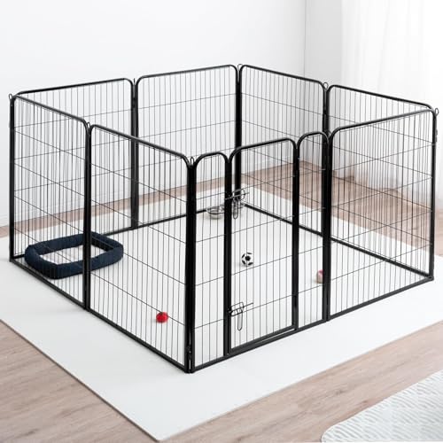 ペットサークル 高さ100cm 超ハイタイプ 屋内外兼用 組み替えOK ダブルロック 扉付 ケージ ワイド シンプル