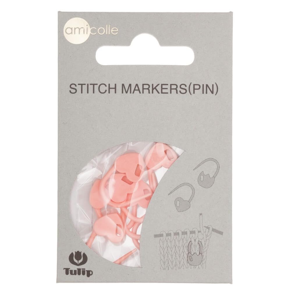 Tulip Pink Heart Stitch Marker, – 1 Piece