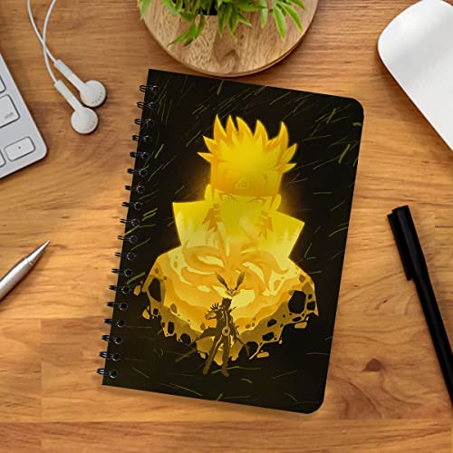 Image of Anime Sketchbook A5 Spiral Drawing Sketch Book Unruled for Kids Students Gift (Six Paths Jinchuriki), 120 Pages