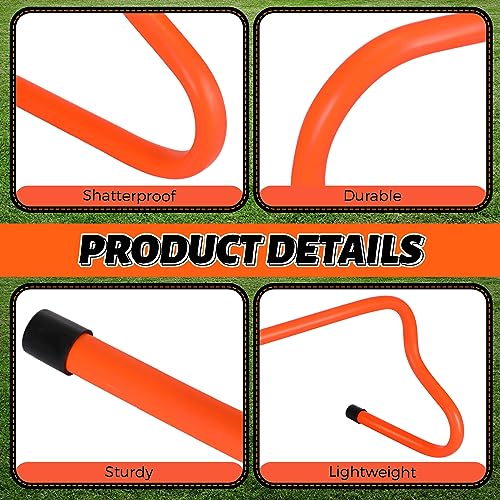 wettarn 12 pcs 934 speed training agility hurdles for athletes reliable training hurdle plyometric and all purpose practice equipment for soccer basketball football