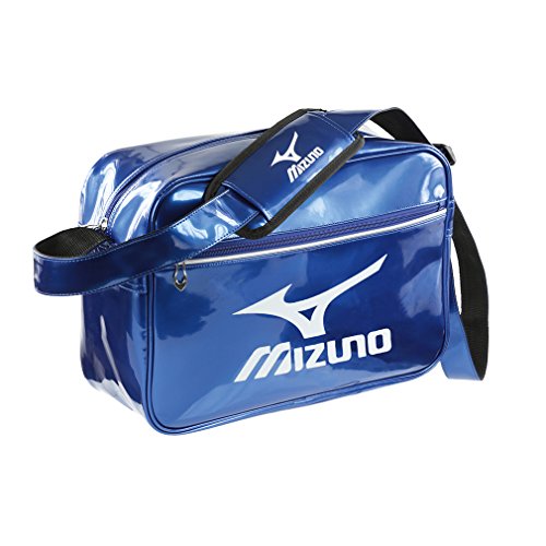  Borsa Mizuno lucida con tracolla BLU M