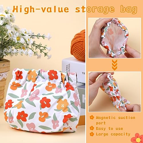 4 anéis ajustáveis de tricô para crochê, anéis de tricô, 10 peças de anéis marcadores de ponto, marc