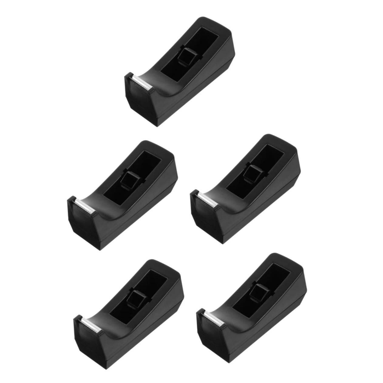 DOITOOL 5 Pezzi Dispenser per Nastro Adesivo Pesante Portatile e Compatto per Ufficio e Casa Taglierina per Nastro Adesivo Design Elegante e Ridotte