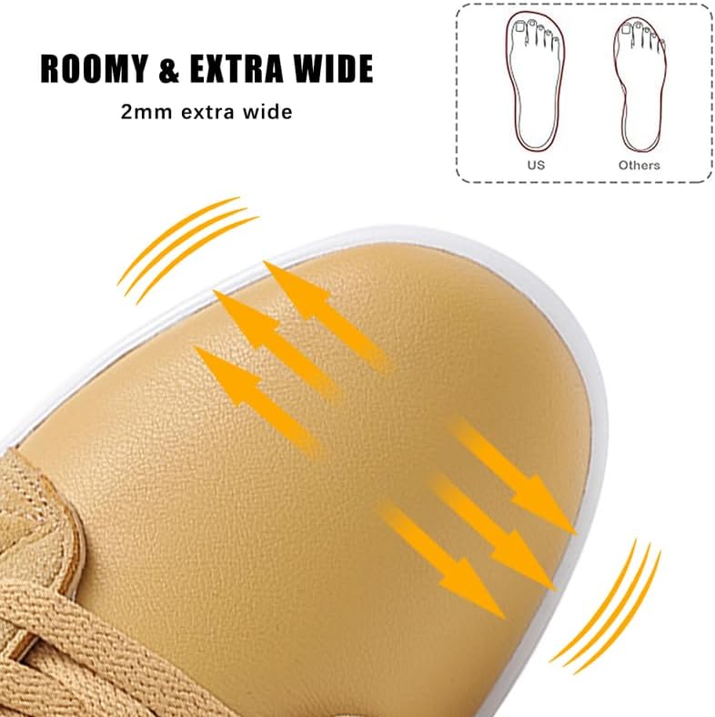 Oude Womens Walking Sneakers Comfy | Platform Shoes for Women Fashion | Stylish Standing All Day Rocker Bottom - Image 5