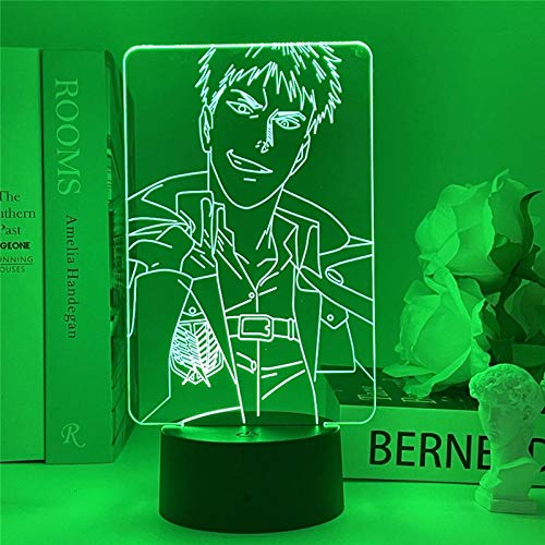 Anime Attack on titanium 3D-lamp lamp voor slaapkamer decoratie kinderen cadeau Attack on titanium LED nachtlampje FDJHG - Image 4