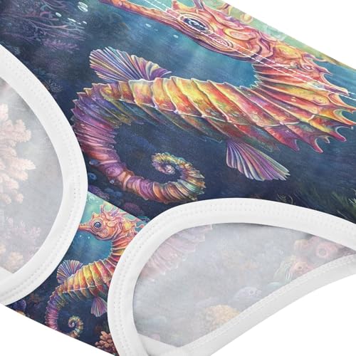 Olorful Seahorse Underwater Toddler Girls's Underwear 2T 202b87283