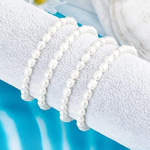 NBEADS 2 Strands Natural Cultured Freshwater Pearl Beads - Image 4