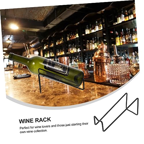 Garneck soporte de botellas de vino metálico 2 piezas miniatura 6