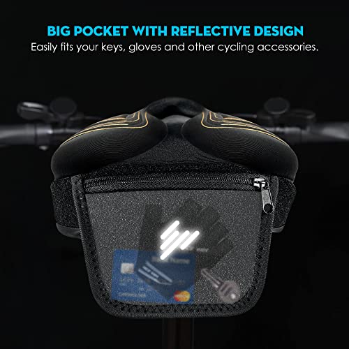 Acetho Bike Seat Cushion For Peloton - 11'' X 7'' Gel Padded Bike Seat Cover For Peloton Seat Cushion, Soft Comfort Bicycle Seat Cushion For Exercise Mountain Road Bike Saddle Fit Men & Women #TOP4