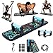 Push Up Board with Resistance Bands – 20 in 1 Foldable Press Up Board, Portable Home Workout Equipment for Men & Women, Fitness Gym Equipment, Pushup Bars, Strength Training, Gym Gift