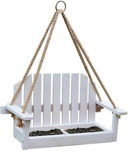 Comedero para pájaros Retro Swing Bird Feeder Feeder Courtyard Garden Villa Decoration Bird Watching to Bird Lovers