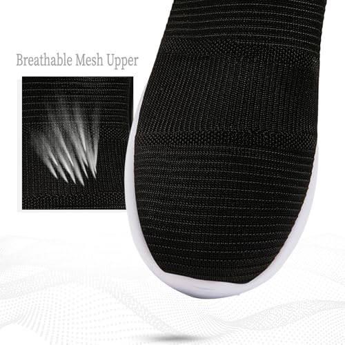 Women Running Shoes Tennis Walking Sneakers Lightweight Slip On Workout Gym Shoes3